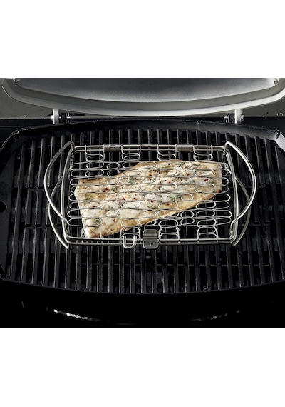 Weber 6470 Izgara Sepeti, 21,1 X 17,5 Cm, Balık Ve Sebze Tutucu