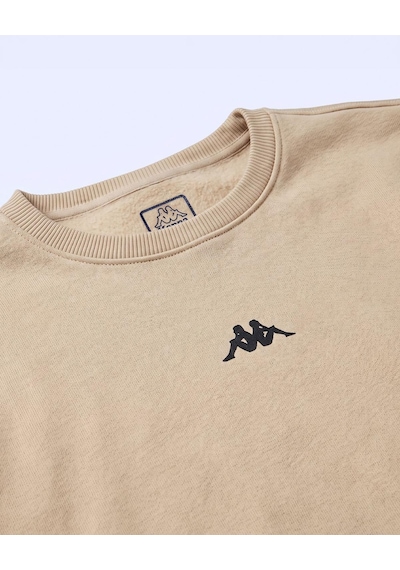 Kappa Carlo Erkek Bej Regular Sweatshirt