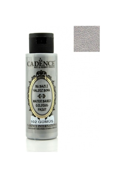 102 Gümüş -Yaldız Boya 70Ml Cc