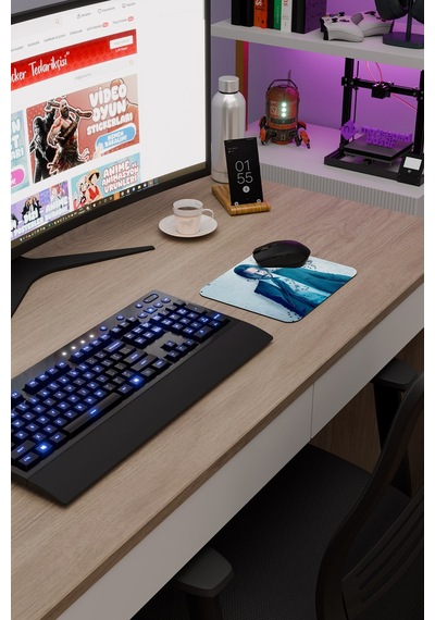 John Wick V4 22x18 Gaming Kauçuk Kaymaz Taban Mouse Pad Fare Altlığı