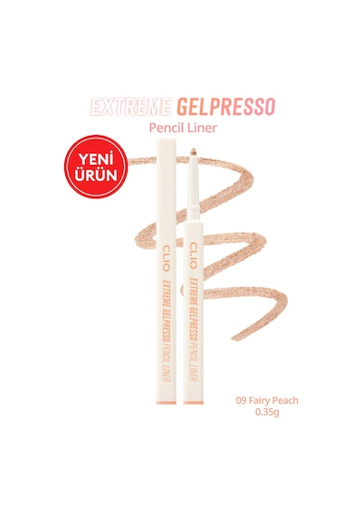 Clio Extreme Gelpresso Pencil Liner 09 Fairy Peach