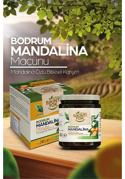Bodrum Mandalinası Macunu 3 Adet X 240g