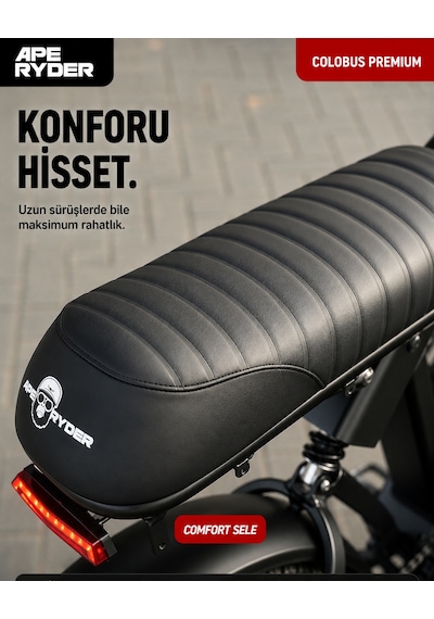 Ape Ryder Colobus Elektrikli Bisiklet 750w - Siyah