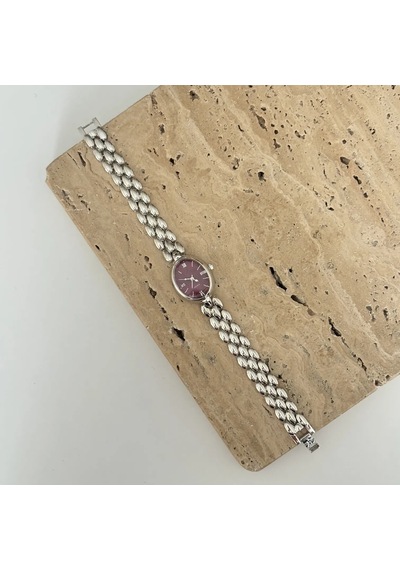 Sirius Silver Bordo Saat