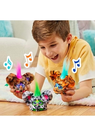 Furby Furblet Sesli Peluş Chee-chee G1697 000 Açık Krem