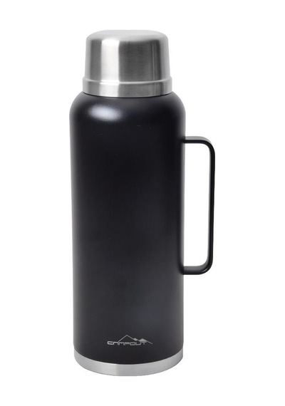 Campout Çift Katmanlı Siyah Termos 2600 ML