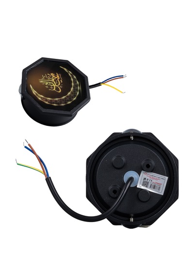 Powermaster 3000k Hilal Dekoratif Led Duvar Aplik Siyah