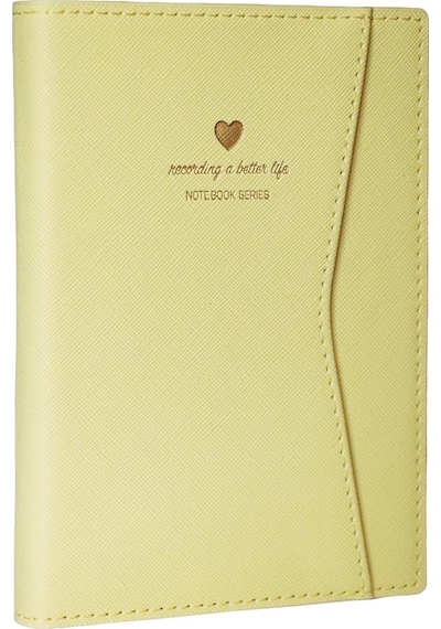 Vj Geçmeli Ve Cepli Defter A5 Ivory 80 Gr. 128 Yp. Sarı
