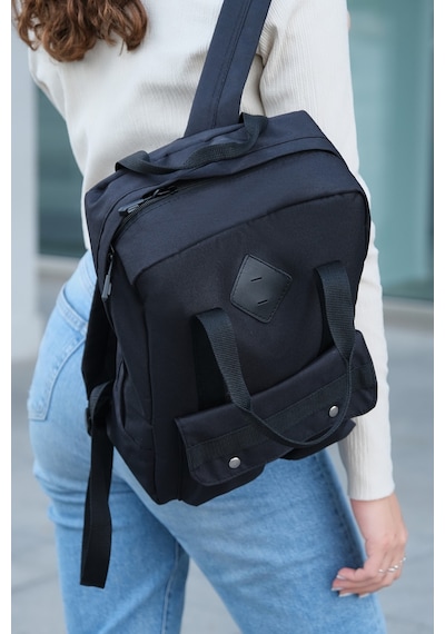 Newısh Polo Accessorıes Unisex Siyah Suya Dayanklı Hafif Rahat Impertex Kumaş Anti-theft Sırt Çantası Günlük Okul Seyahat Siyah Newısh Polo Accessorıes Unisex Siyah Suya Dayanklı Hafif Rahat Impertex Kumaş Anti-theft Sırt Çantası Günlük Okul Seyahat Siyah
