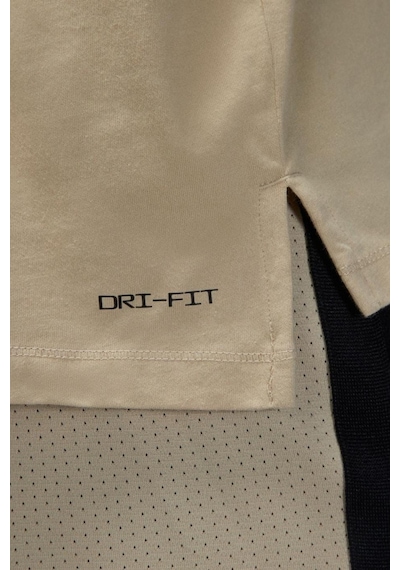 Nike Air Jordan Dri Fit Short Sleeeve Mens Tee Erkek Günlük Tişört Bej