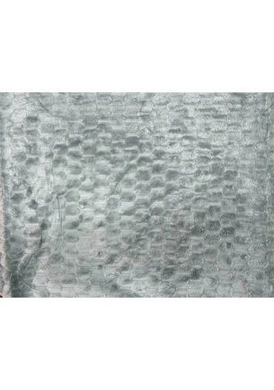 Kaymaz Tabanlı Kabartmalı Peluş Çok Amaçlı Örtü Çok Renkli