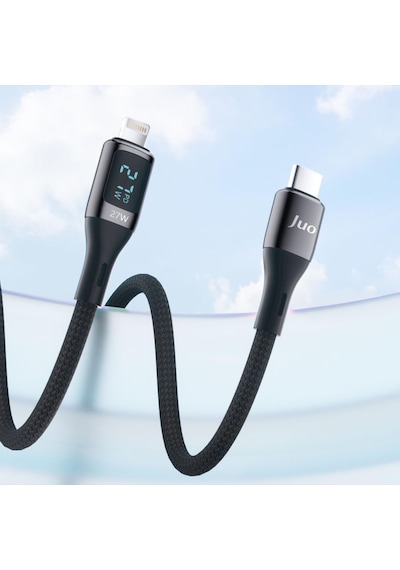 Juo 27w Dijital Led Ekranlı Usb Type-c To Lightning Apple Uyumlu iPhone İpad H
