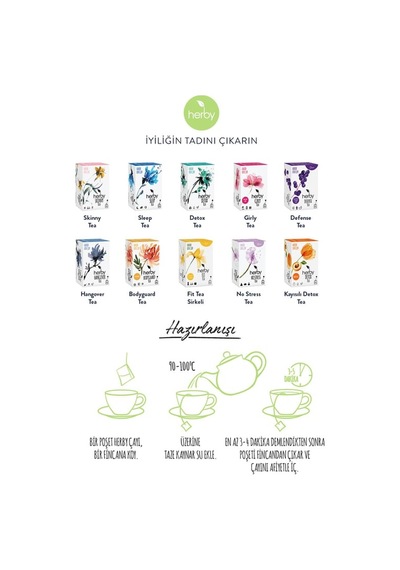 Herby Fit Tea Elma Sirkeli Ananaslı Diyete Destek Form Bitki Çayı 5'li Paket 49183198