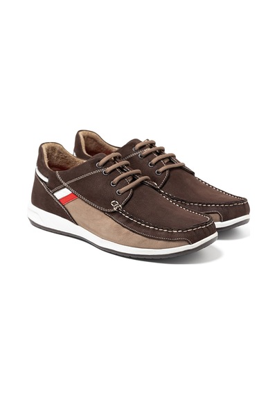 Sneaker Erkek Og-419 John May Kahve Nubuk Kahverengi