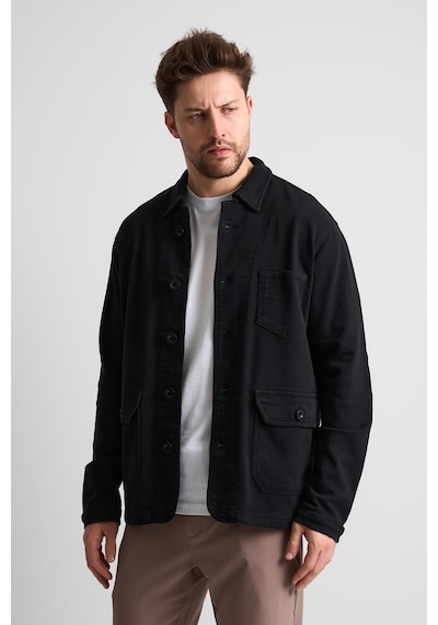 Alexander Gardi Alexandergardı Düğmeli Cep Detaylı Erkek Denim Ceket Ec-j53-01 Siyah Alexander Gardi Alexandergardı Düğmeli Cep Detaylı Erkek Denim Ceket Ec-j53-01 Siyah