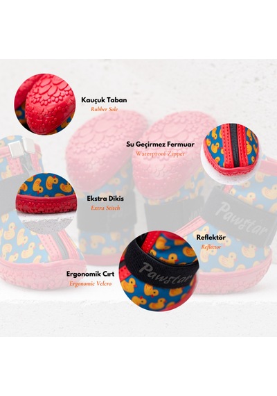 Pawstar Ducks Köpek Ayakkabısı
