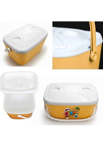 20 Lt Buzzy Retro Buzluk Termos 1179 Cooler Box -400 Sarı