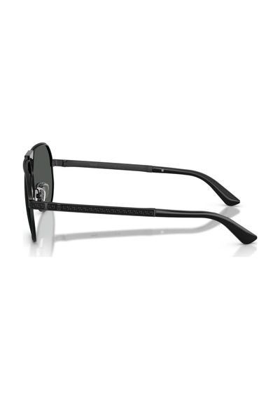 Versace Ve 2294 126187 61 Unisex Geometrik Siyah Metal Güneş Gözlüğü