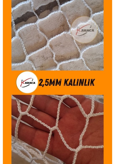 Kedi Balkon Güvenlik Filesi 2.5x17 Mt 2.5mm İp Kalınlığı 4x4 Gözenekli