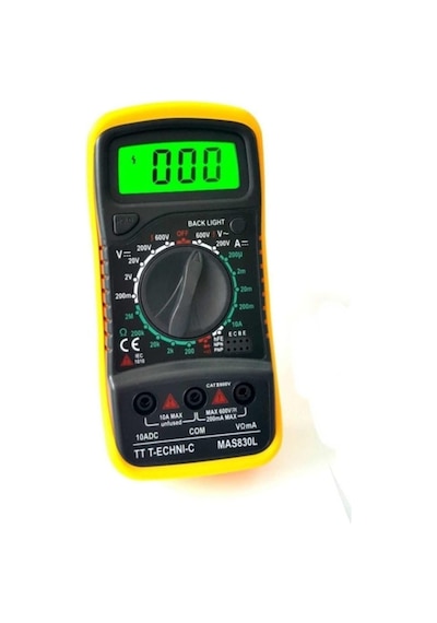 Dijital Multimetre Ölçü Aleti Mas 830l Veya Hıye-850 Öğrenci