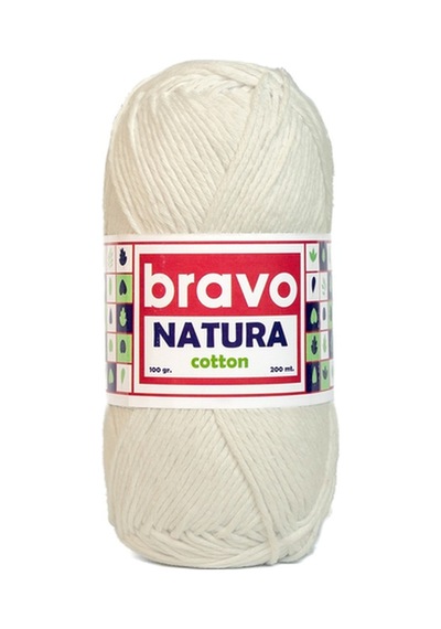 Natura %100 Koton İplik 100 Gram 200 Metre Renk Kodu:305 Kemik