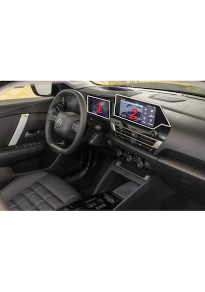 Citroen C4 X-c4 X Max 2025 Hayalet Gösterge Ve Navigasyon Multimedya Uyumlu Set Nano Ekran Koruyucu
