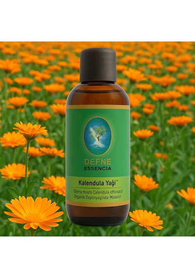 Kalendula Yağı Organik %100 Saf Sabit Yağ 100ml