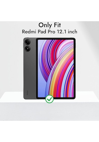 Xiaomi Redmi Pad Pro 12.1 İnç İle Uyumlu Kırılmaz Tablet Temperli Cam Ekran Koruyucu