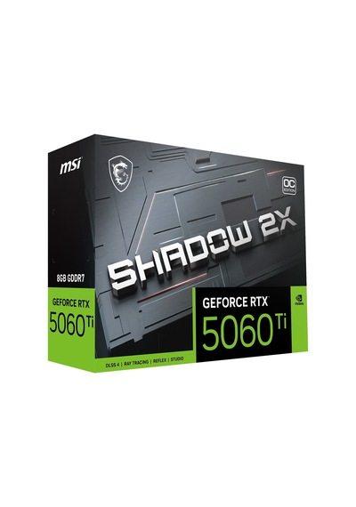 Msı 8gb Rtx5060tı 8g Shadow 2x Oc Plus Gddr7 Hdmı-dp Pcıe 5.0