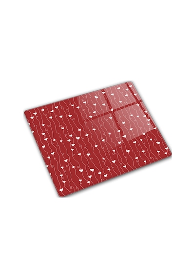 Decorita Cam Kesme Tahtası | Kalpli Sarmaşık | 29cm x 34cm