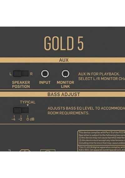 Tannoy Gold 5 Premium 200-Watt Stüdio Referans Monitör