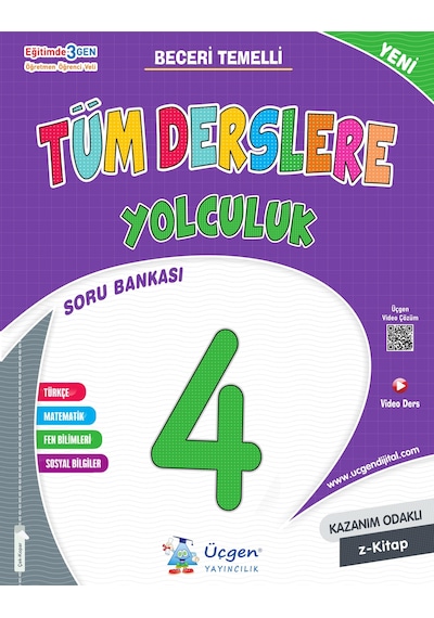 Üçgen 2025 4. Sınıf Tüm Derslere Yolculuk Soru Bankası