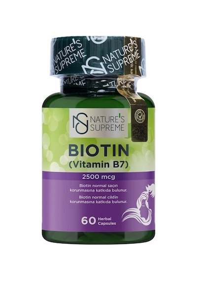 Natures Supreme Biotin 2500 Mcg 60 Kapsül Aromasiz