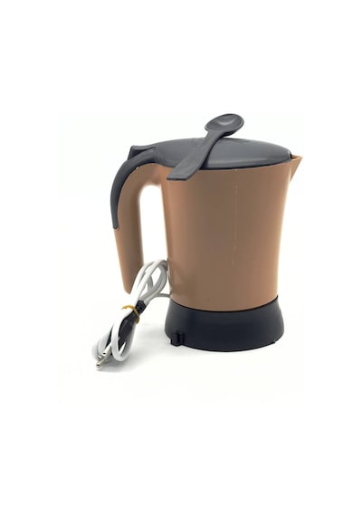 Kettle Elektrikli Mini Su Isıtıcı Kahve Makinesi Karıştırıcı Kaşık 600 ML