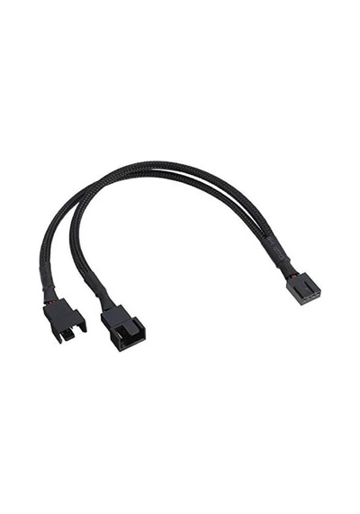 Ancheyn Fan Çoklayıcı 2 Port Y Pwm 4 Pin Splitter Çoklayıcı Switch Kablosu 5025