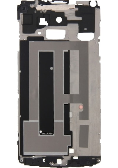 Cbtx Galaxy Note 4 / N910f Uyumlu Tam Muhafaza Kapağı Ön Muhafaza Lcd Çerçeve Çerçeve Plakası Pil Arka Kapağı Siyah