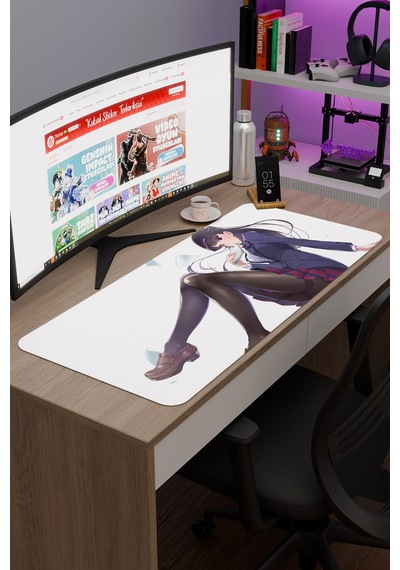 Komi Can't Communicate Dikişli Kauçuk Oyuncu Mousepad V5 - 90x40 Xxl Gaming Mouse Pad