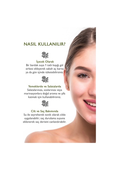Gül Sirkesi 100 Ml