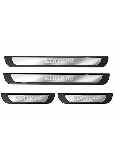Fiat Egea 3d Krom + Abs Kapı Eşiği Koruma Edition Line 2015-2020 Arası 4 Prç. P. Çelik Parlak