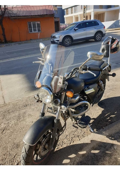 Motocam Küba Süperlight 125 Ön Cam 2008-2026 Model 53cm Şeffaf Renkli 4mm Aparatsız