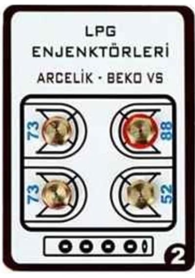 Lpg Ocak Memesi̇ Enjektör 4Lü Set Arçelik Beko Uyumlu - 212539122