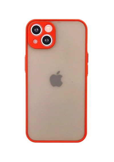 Apple İphone 13 Mini Kılıf Montreal Silikon Kapak - Kırmızı
