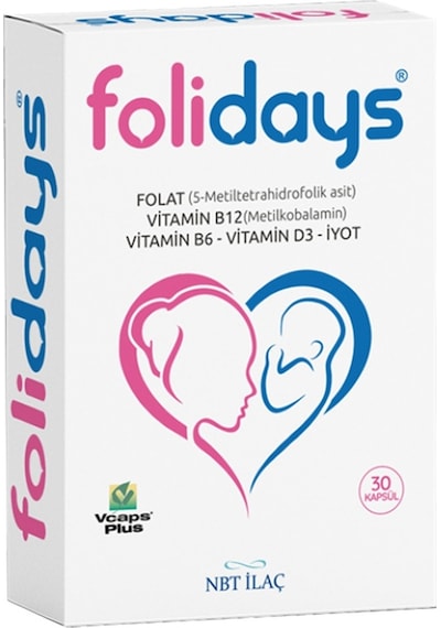 Nbt Folidays Takviye Edici Gıda 30 Kapsül
