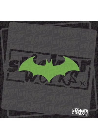 Batman Hologram Sticker Yeşil
