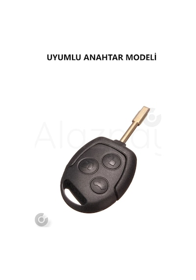 Ford Focus Transit Fiesta Modeo Fusion Ka Galaxy Mk Silikon Anahtar Kılıfı Siyah - 1 Adet