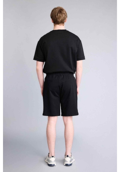 Defacto İnce Sweatshirt Kumaşı Şort H0652ax26spbk27 Siyah-bk27