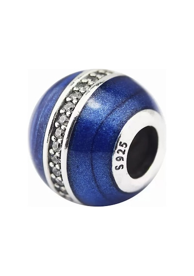 Nur Silver Mavi Gümüş Charm Nur-bl01157