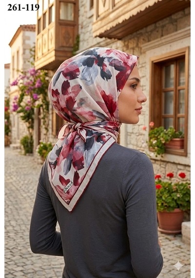 Moonscarfs Moonscarf Soft Pamuk Eşarp 261-119 Çok Renkli