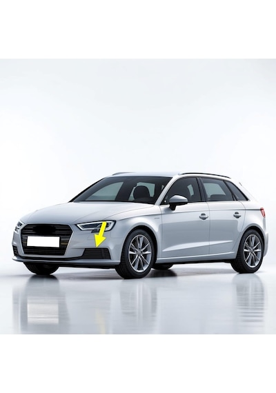 Ön Tampon Sol Sissiz Kapak 8v3807681aa Audi A3 Sportback İle Uyumlu 2017-2020