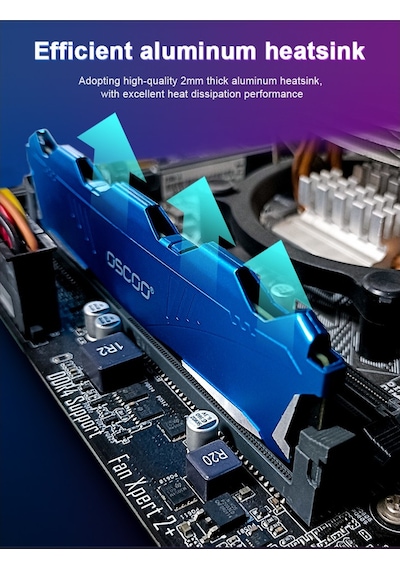 Oscoo Blue Armor T200 16GB 3200MHZ CL22 Ddr4 1.2V Ram